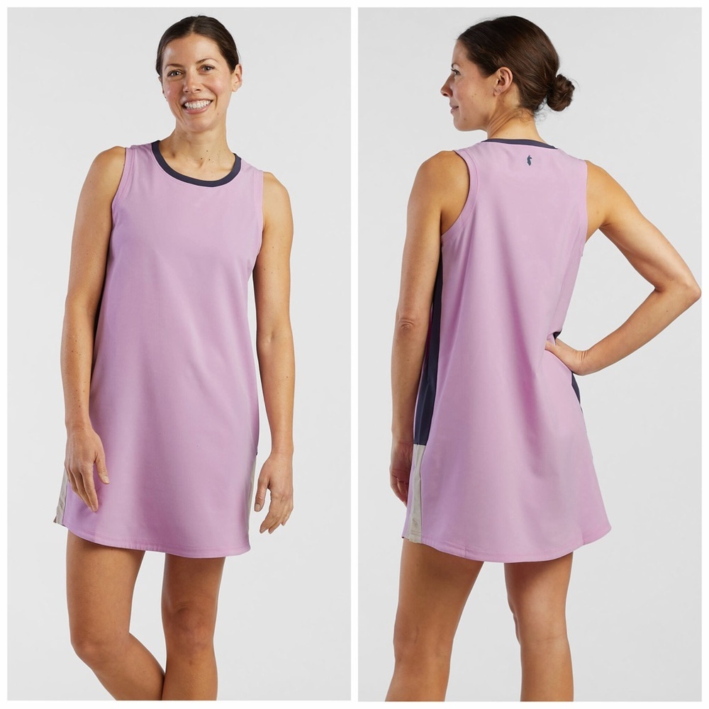 Cotopaxi Cambio Lightweight Mini Dress Size Small in Orchid Bloom Light Pink